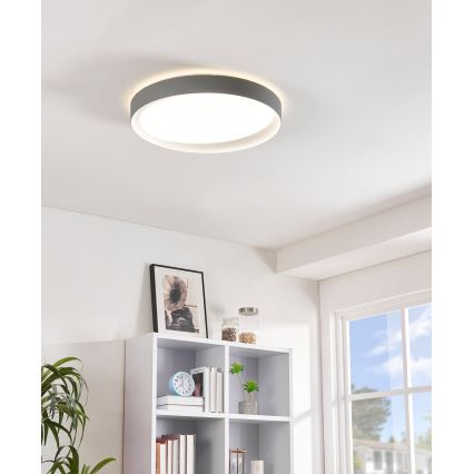 Eglo - Iluminação de teto LED com regulação LED/24W/230V 3000-6500K+ controlo remoto