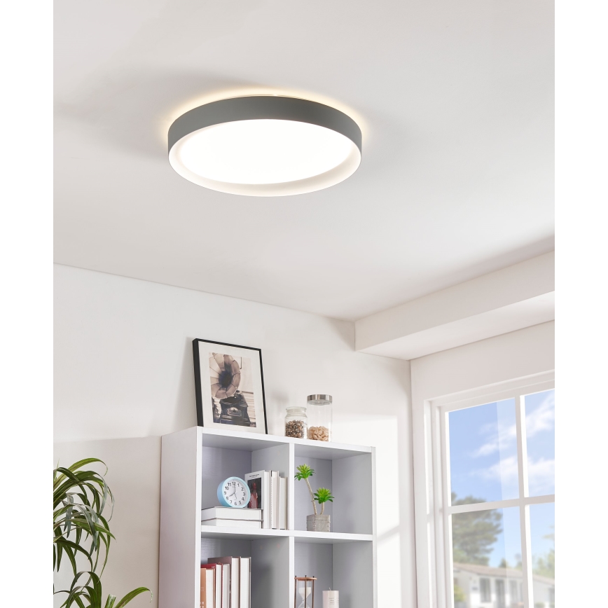 Eglo - Iluminação de teto LED com regulação LED/24W/230V 3000-6500K+ controlo remoto