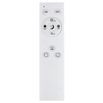 Eglo - Iluminação de teto LED com regulação LED/37W/230V preta + controlo remoto