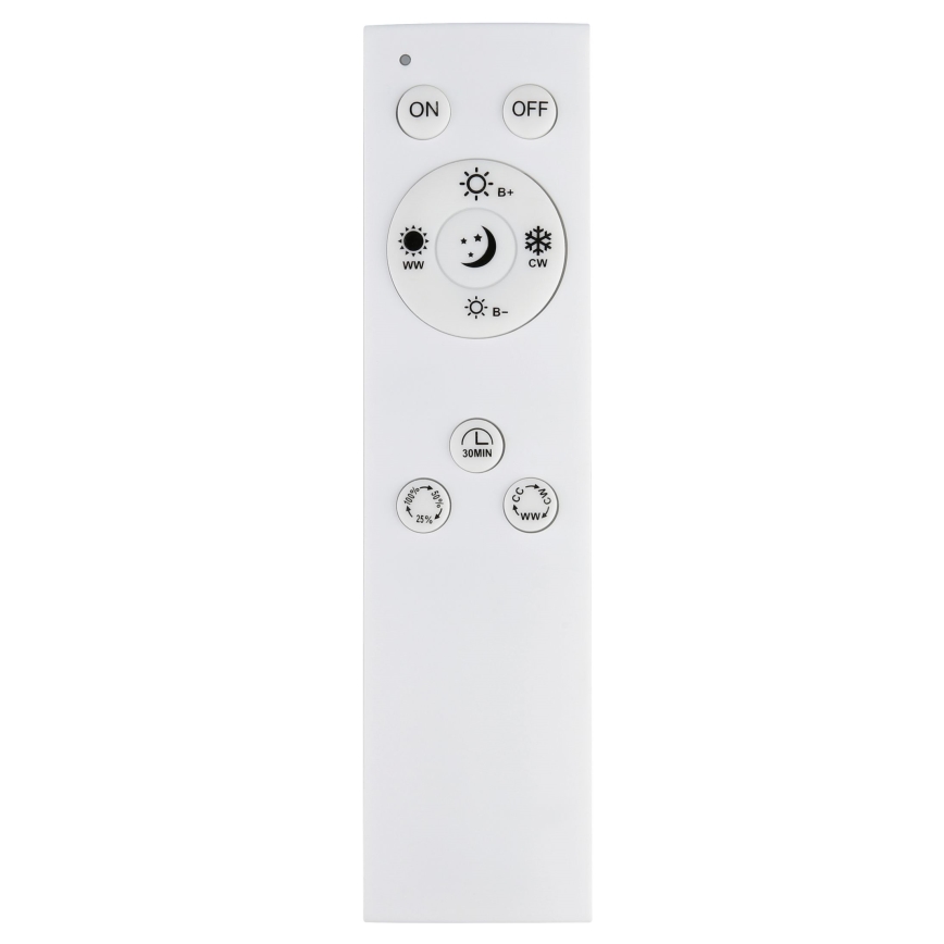 Eglo - Iluminação de teto LED com regulação LED/37W/230V preta + controlo remoto