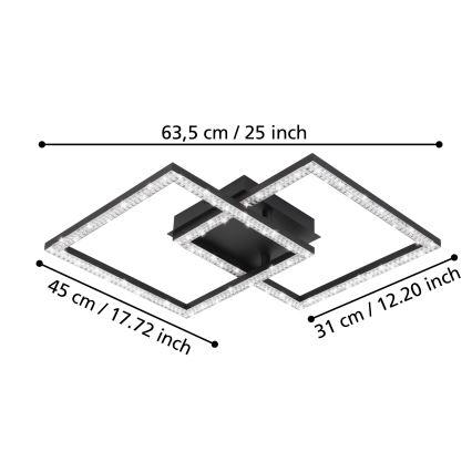Eglo - Iluminação de teto LED LED/21W/230V
