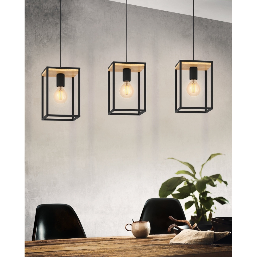 Eglo - Candelabro suspenso 3xE27/40W/230V