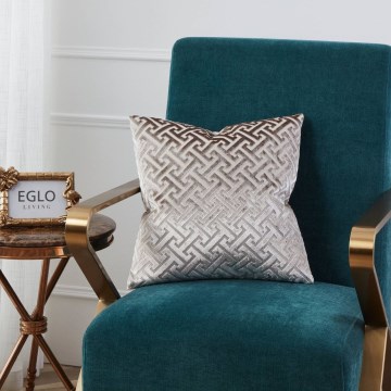 Eglo - Almofada decorativa 45x45 cm bege