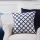 Eglo - Almofada decorativa 45x45 cm branco/azul