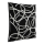 Eglo - Almofada decorativa 45x45 cm preto/branco