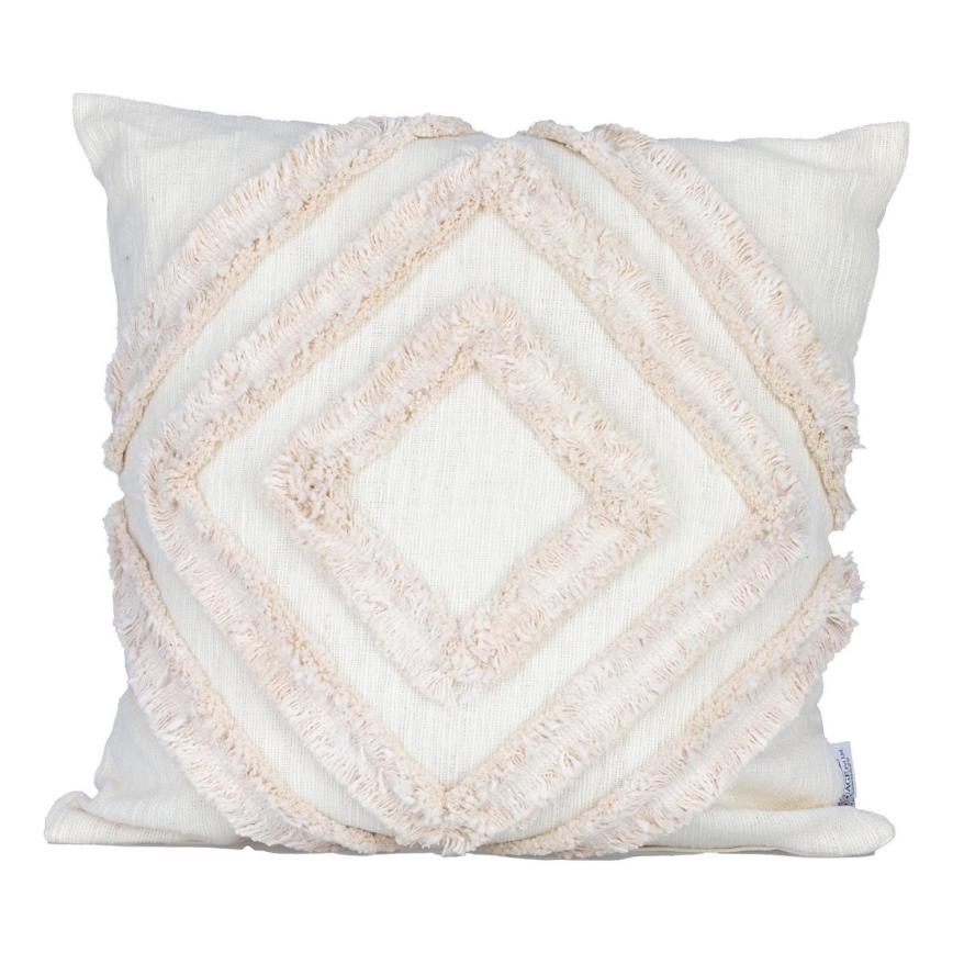 Eglo - Almofada decorativa 50x50 cm creme