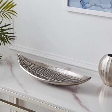 Eglo - Bandeja decorativa 14x38,5 cm prateado