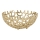Eglo - Bandeja decorativa diâmetro 20,5 cm dourado