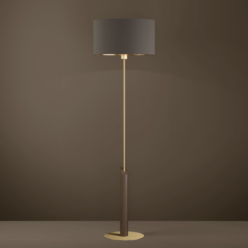 Eglo - Candeeiro de chão 1xE27/40W/230V castanho/dourado