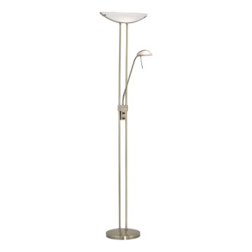 EGLO - Candeeiro de chão com regulação BAYA 1xR7s/230W + 1xG9/33W bronze