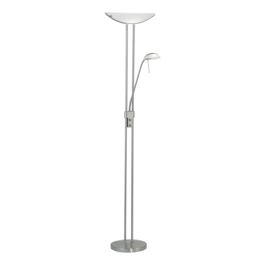 EGLO - Candeeiro de chão com regulação BAYA 1xR7s/230W+1xG9/33W cromado mate
