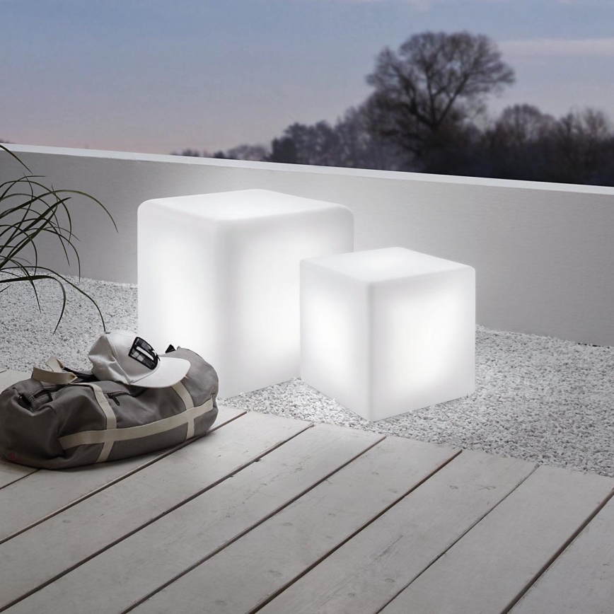 Eglo - Candeeiro de chão exterior 1xE27/15W/230V 40x40 cm IP65