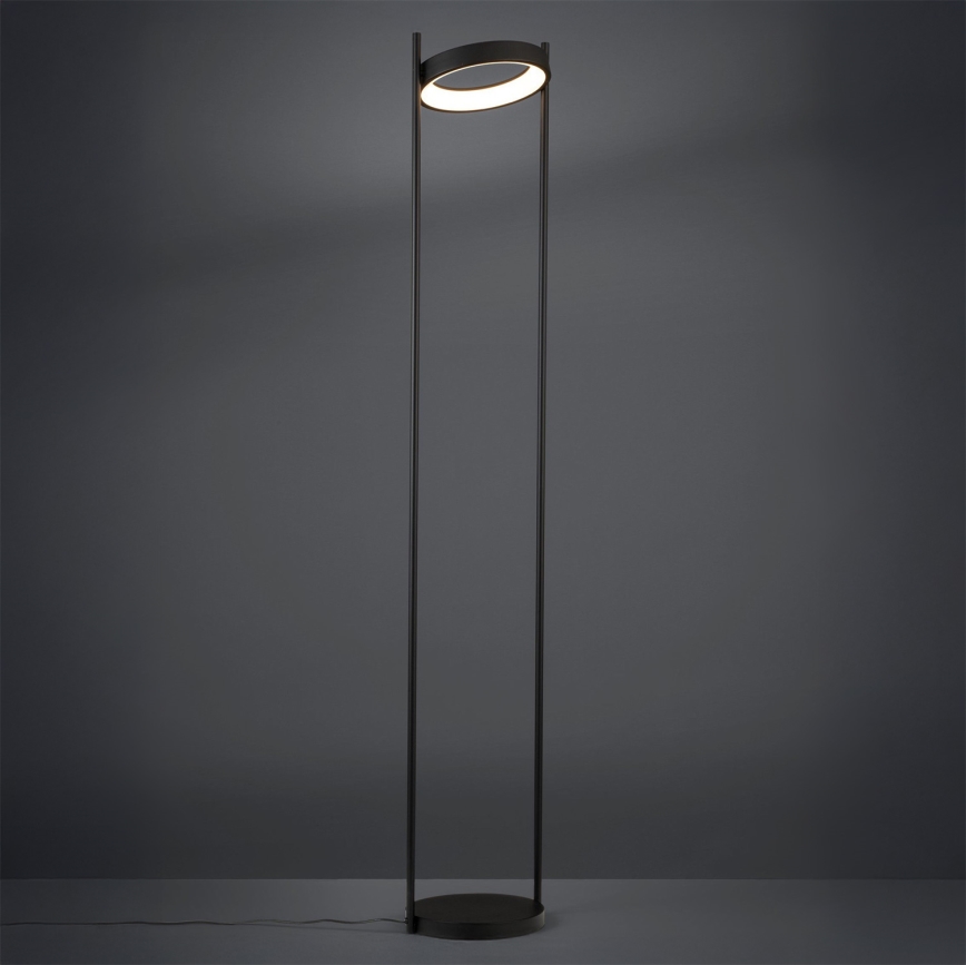 Eglo - Candeeiro de chão LED com regulação LED/20W/230V 3000K preto