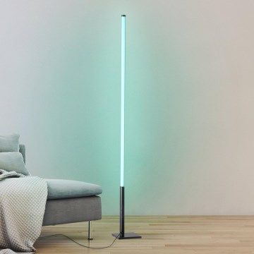 Eglo - Candeeiro de chão LED RGB com regulação LED/13,5W/230V 2700-6500K + controlo remoto