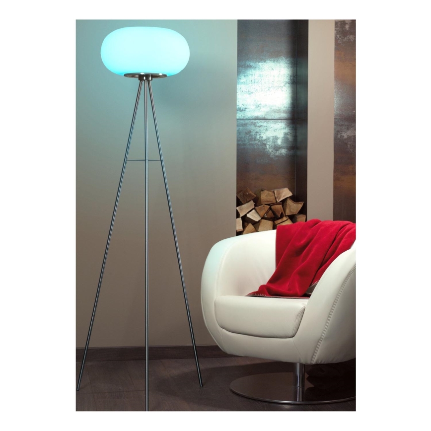 Eglo - Candeeiro de chão LED RGB com regulação OPTICA-C LED/17W/230V diâmetro 56 cm
