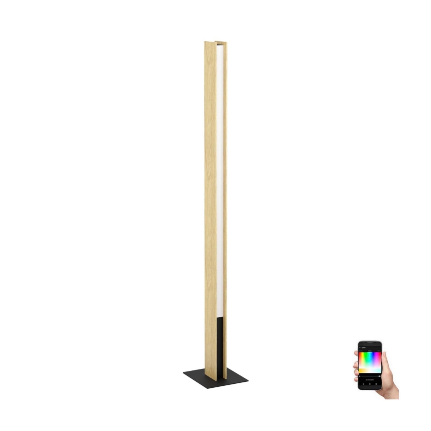 Eglo - Candeeiro de chão LED RGBW com regulação LED/35W/230V 2700-6500K