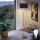 Eglo - Candeeiro de chão LED TUNJA 1xE27/60W/230V cromado mate/preto