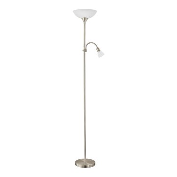EGLO - Candeeiro de chão LED UP 5 1xE27/7W LED + 1xE14/4W LED