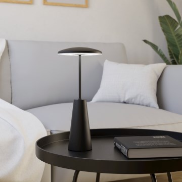 Eglo - Candeeiro de exterior LED tátil com regulação LED/2,8W/5V 2400K/3000K/4000K 5200 mAh IP54 preto