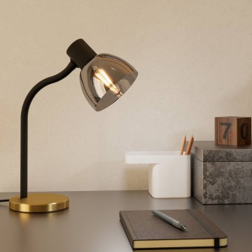 Eglo - Candeeiro de mesa 1xE14/25W/230V dourado/preto