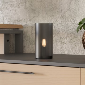 Eglo - Candeeiro de mesa 1xE14/40W/230V preto