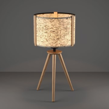 Eglo - Candeeiro de mesa 1xE27/25W/230V bege