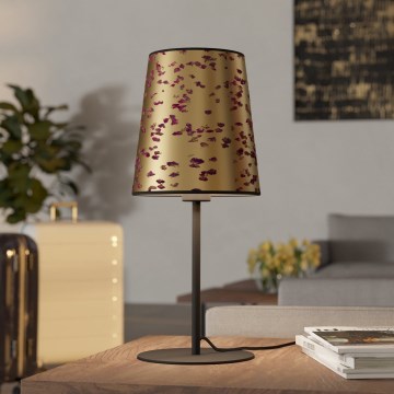 Eglo - Candeeiro de mesa 1xE27/25W/230V dourado/rosa