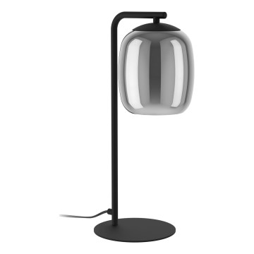 Eglo - Candeeiro de mesa 1xE27/28W/230V cinzento