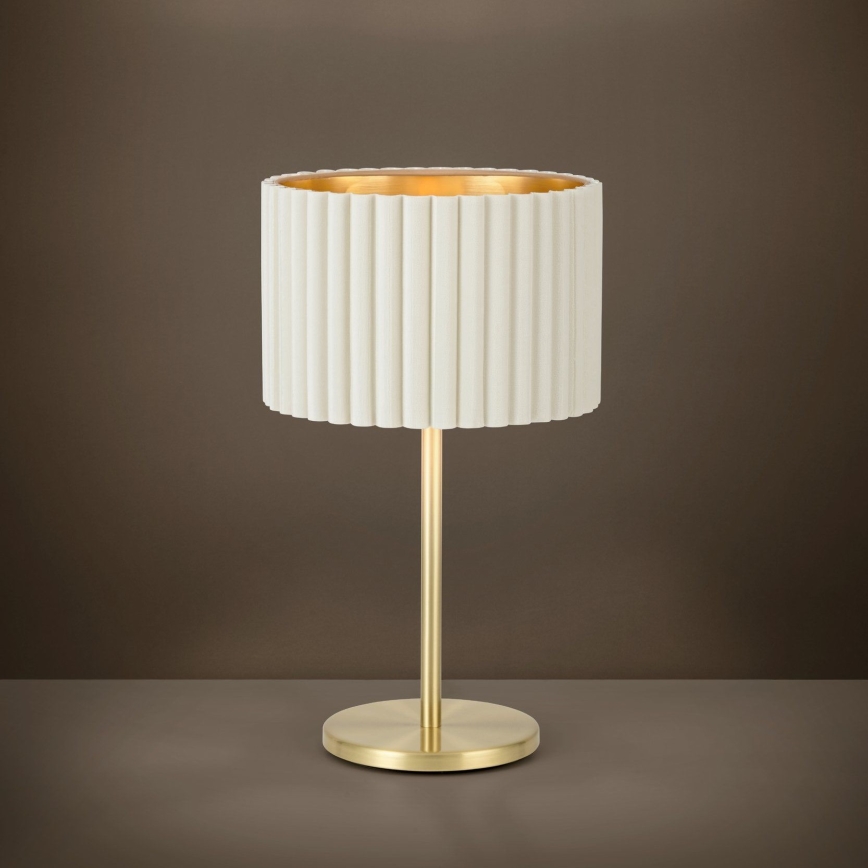 Eglo - Candeeiro de mesa 1xE27/40W/230V branco