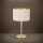 Eglo - Candeeiro de mesa 1xE27/40W/230V branco