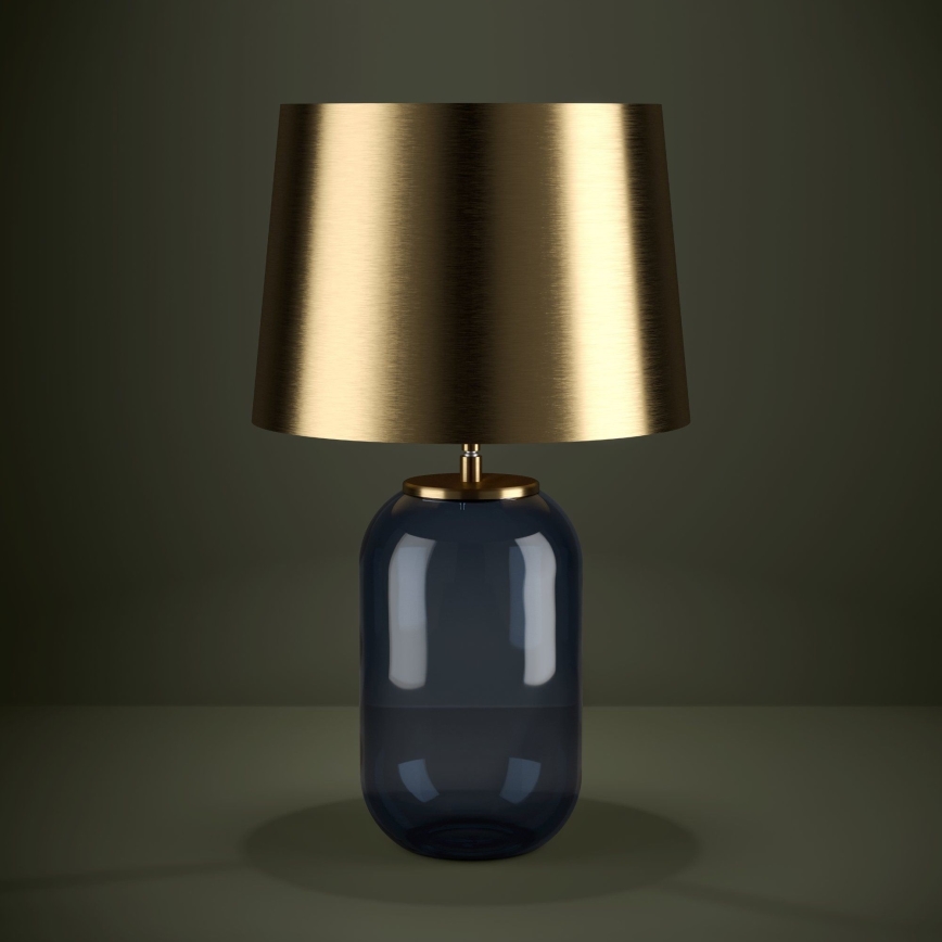 Eglo - Candeeiro de mesa 1xE27/40W/230V dourado/azul