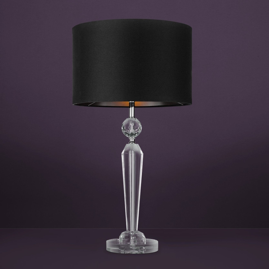 Eglo - Candeeiro de mesa 1xE27/40W/230V preto