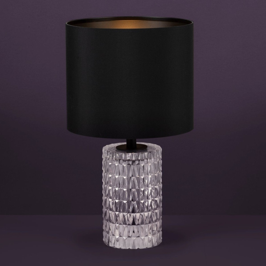 Eglo - Candeeiro de mesa 1xE27/40W/230V preto
