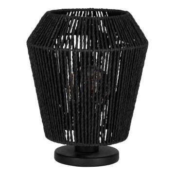Eglo - Candeeiro de mesa 1xE27/60W/230V preto