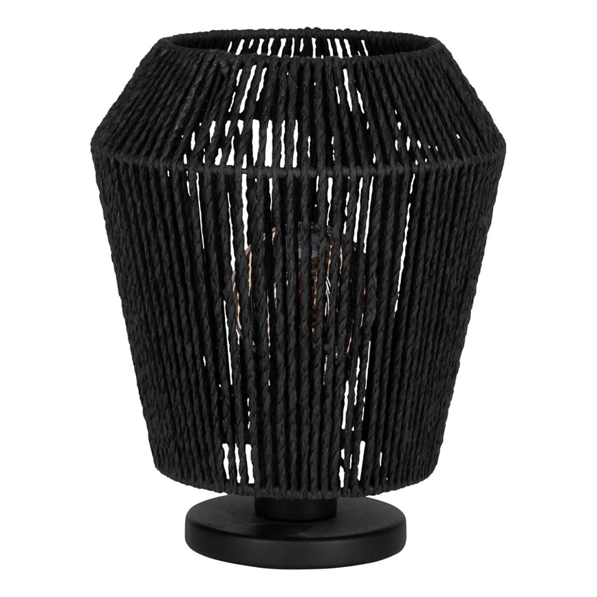 Eglo - Candeeiro de mesa 1xE27/60W/230V preto