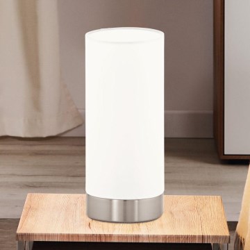 Eglo - Candeeiro de mesa com regulação PASTERI 1xE27/40W/230V