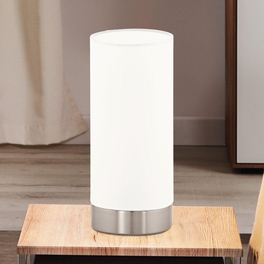 Eglo - Candeeiro de mesa com regulação PASTERI 1xE27/40W/230V