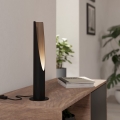 Eglo - Candeeiro de mesa LED 1xGU10/4,5W/230V 3000K preto/castanho