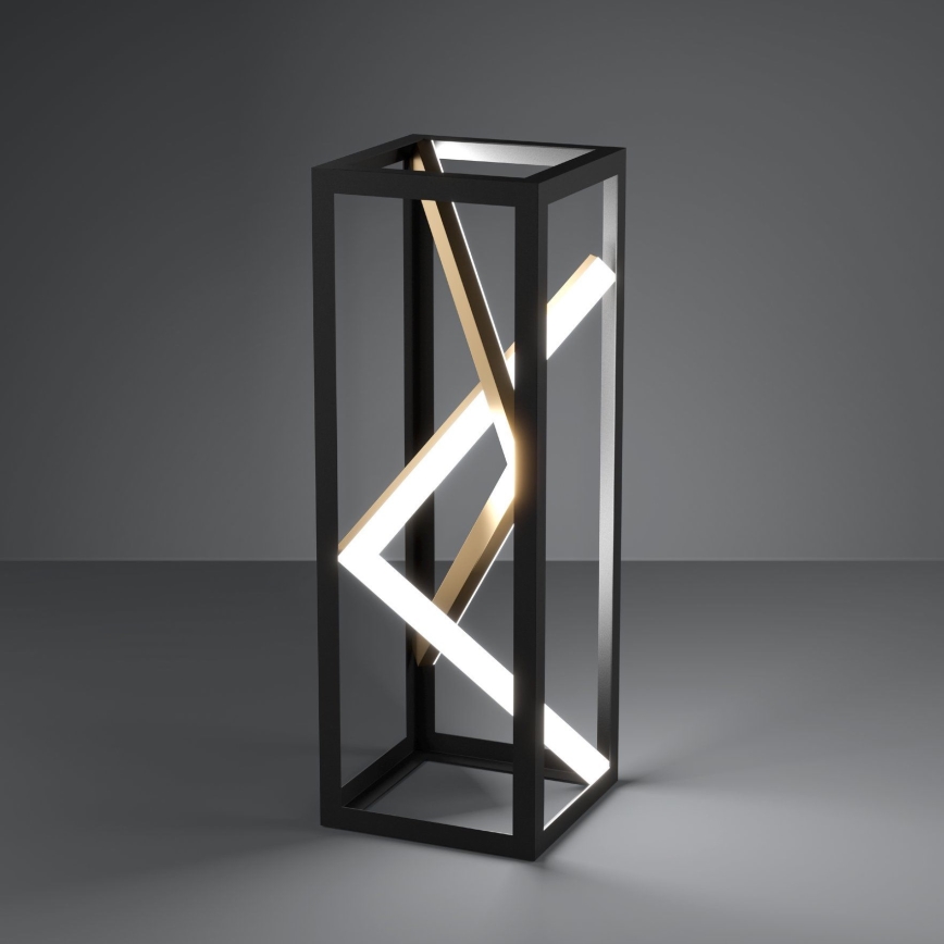 Eglo - Candeeiro de mesa LED com regulação LED/21W/230V 2700-6500K preto/dourado + comando