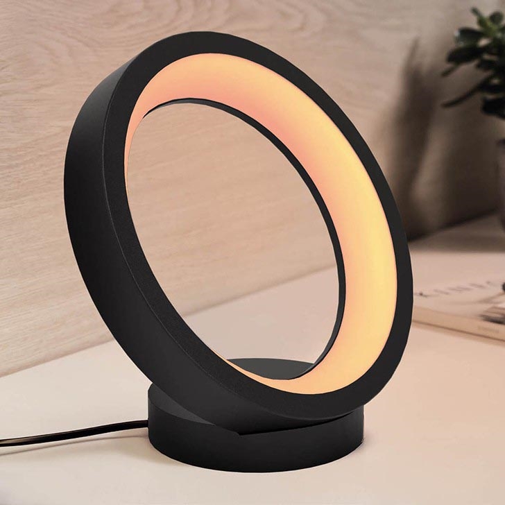 Eglo - Candeeiro de mesa LED RGB com regulação MARGHERA-C LED/16W/230V