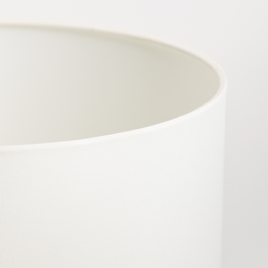 Eglo - Candeeiro de mesa LED TUNJA 1xE27/60W/230V 26,5 cm cromado mate/branco