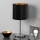 Eglo - Candeeiro de mesa LED TUNJA 1xE27/60W/230V 26,5 cm cromado mate/preto