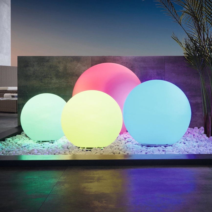 Eglo - Candeeiro exterior LED RGB com regulação 1xE27/9W/230V 2700-6500K IP65