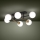 Eglo - Candeeiro integrado 6xE14/40W/230V dourado/preto