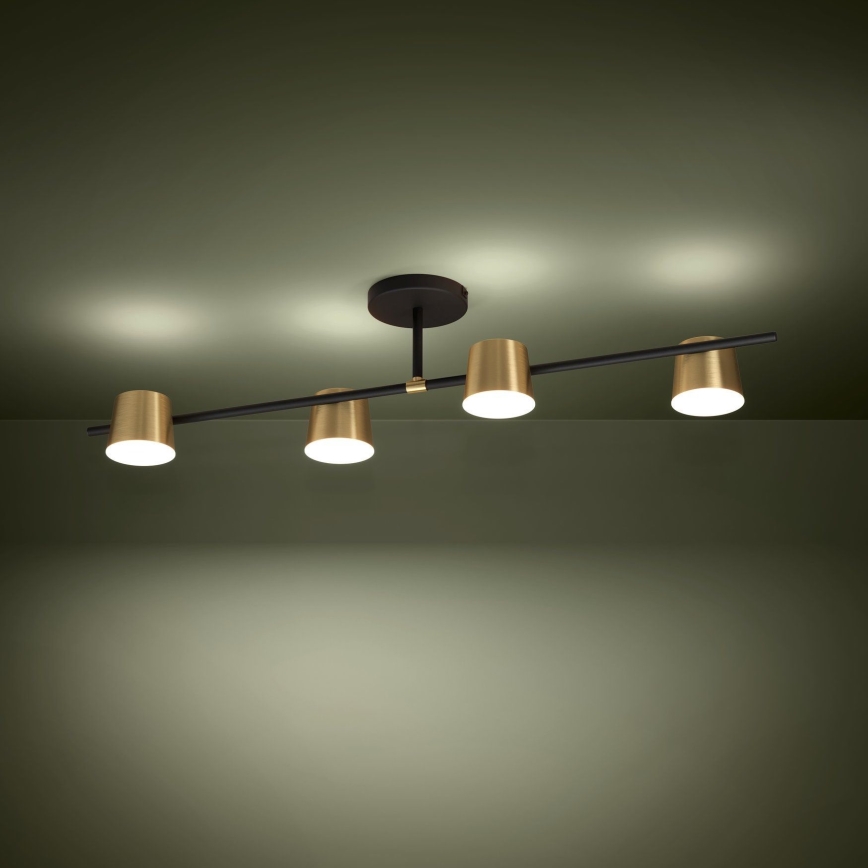 Eglo - Candeeiro  integrado LED 4xGU10/4,6W/230V 3000K dourado