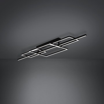Eglo - Candeeiro integrado LED com regulação LED/34,5W/230V 3000K preto