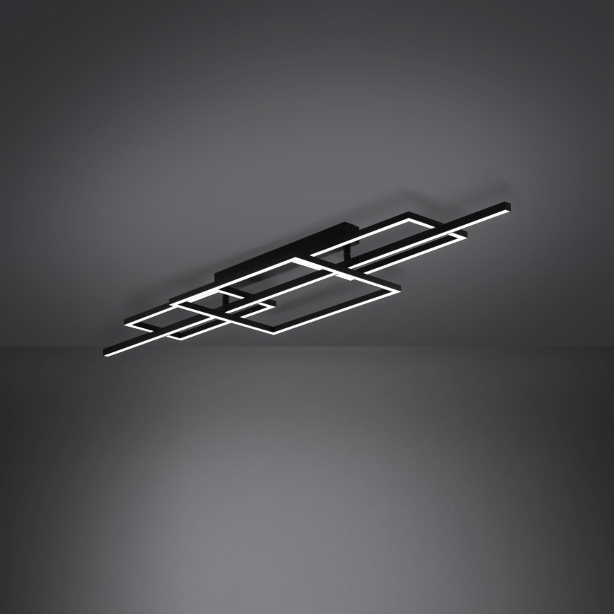 Eglo - Candeeiro integrado LED com regulação LED/34,5W/230V 3000K preto