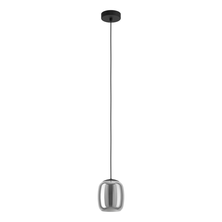 Eglo - Candeeiro suspenso 1xE27/28W/230V cinzento