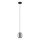 Eglo - Candeeiro suspenso 1xE27/28W/230V cinzento
