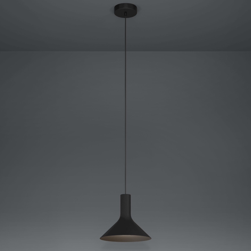 Eglo - Candeeiro suspenso 1xE27/28W/230V preto